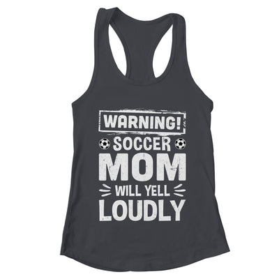 Funny Baseball Mom Warning Baseball Mom Will Yell Loudly Shirt & Tank Top | teecentury