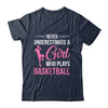 Funny Basketball Art For Girls Youth Teens Basketball Player Shirt & Tank Top | teecentury