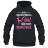 Funny Basketball Art For Girls Youth Teens Basketball Player Shirt & Tank Top | teecentury
