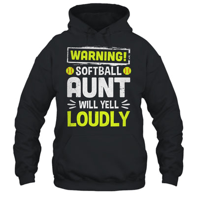 Funny Basketball Aunt Warning Basketball Will Yell Loudly Shirt & Tank Top | teecentury
