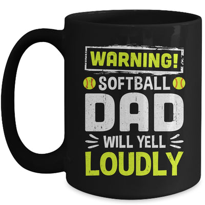 Funny Basketball Dad Warning Basketball Dad Will Yell Loudly Mug | teecentury