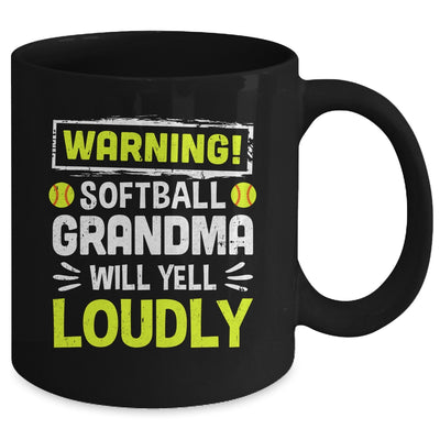 Funny Basketball Grandma Warning Basketball Will Yell Loudly Mug | teecentury