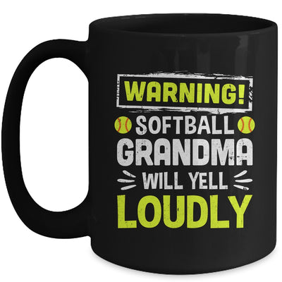 Funny Basketball Grandma Warning Basketball Will Yell Loudly Mug | teecentury