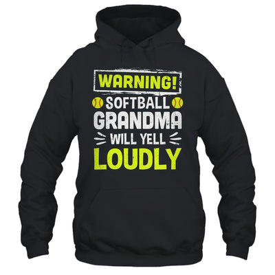 Funny Basketball Grandma Warning Basketball Will Yell Loudly Shirt & Tank Top | teecentury