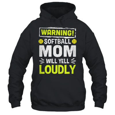 Funny Basketball Mom Warning Basketball Mom Will Yell Loudly Shirt & Tank Top | teecentury