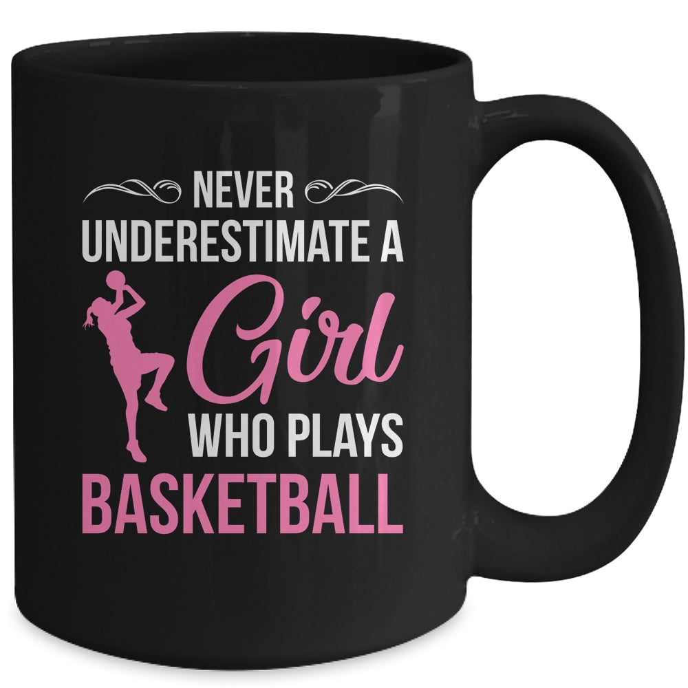 Funny Basketball Player Design for Girls Youth Teens Mug | teecentury