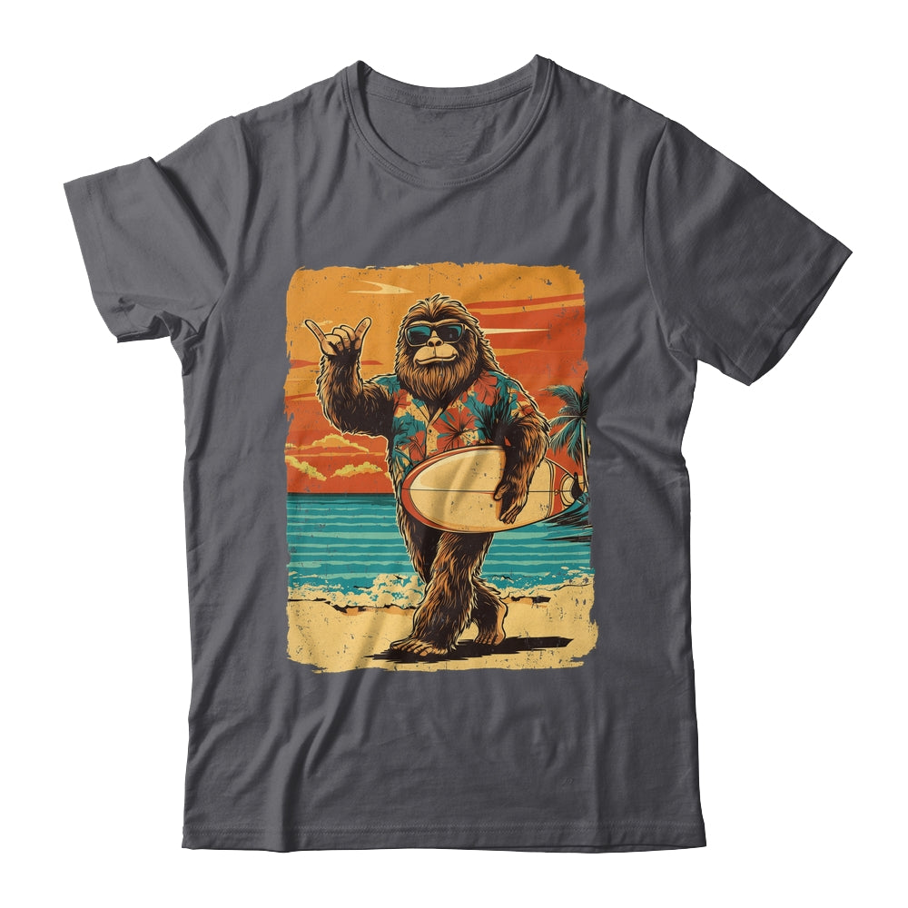 Funny Bigfoot Aloha Hawaiian Surfing Tropical Beach Surfer Shirt & Tank Top | teecentury