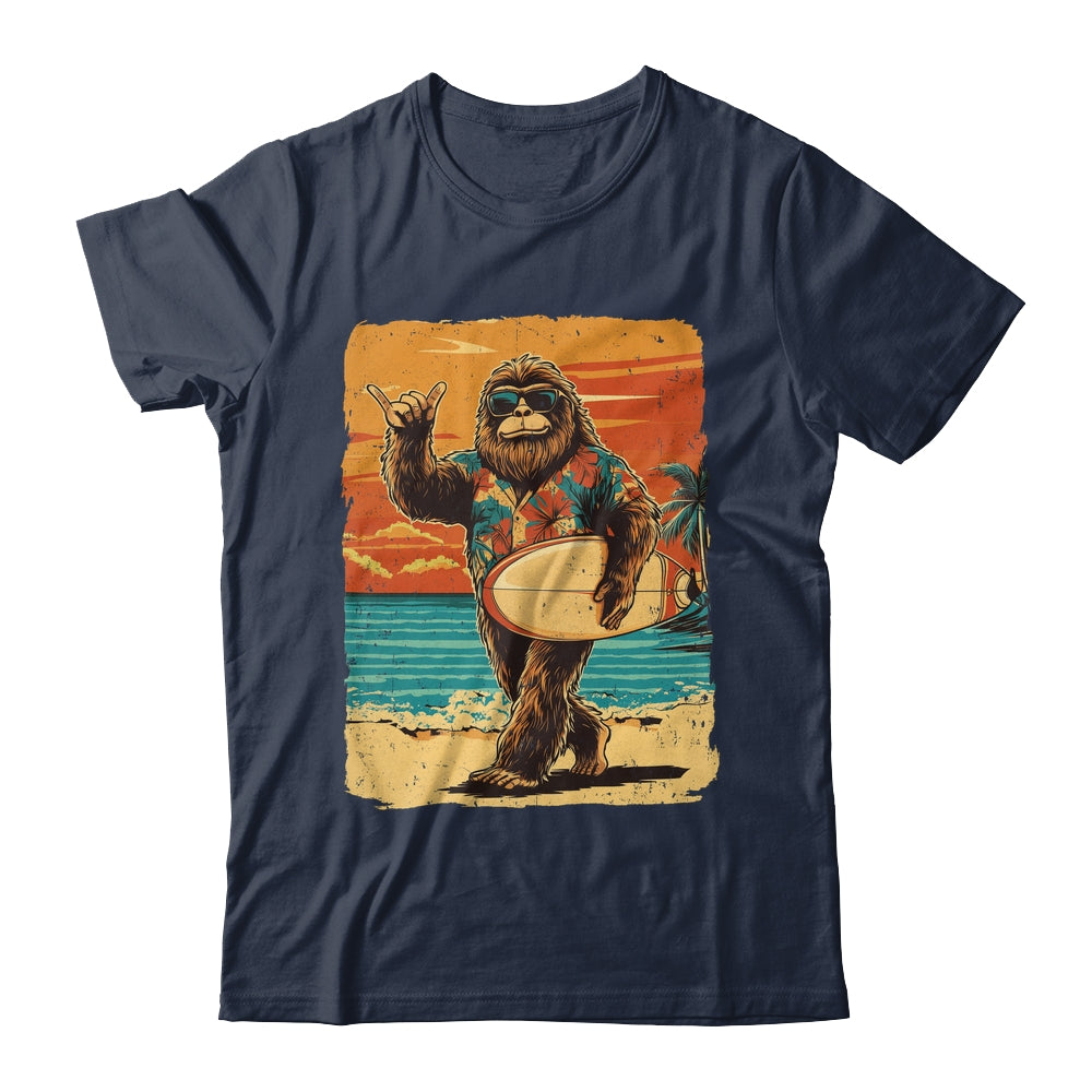 Funny Bigfoot Aloha Hawaiian Surfing Tropical Beach Surfer Shirt & Tank Top | teecentury
