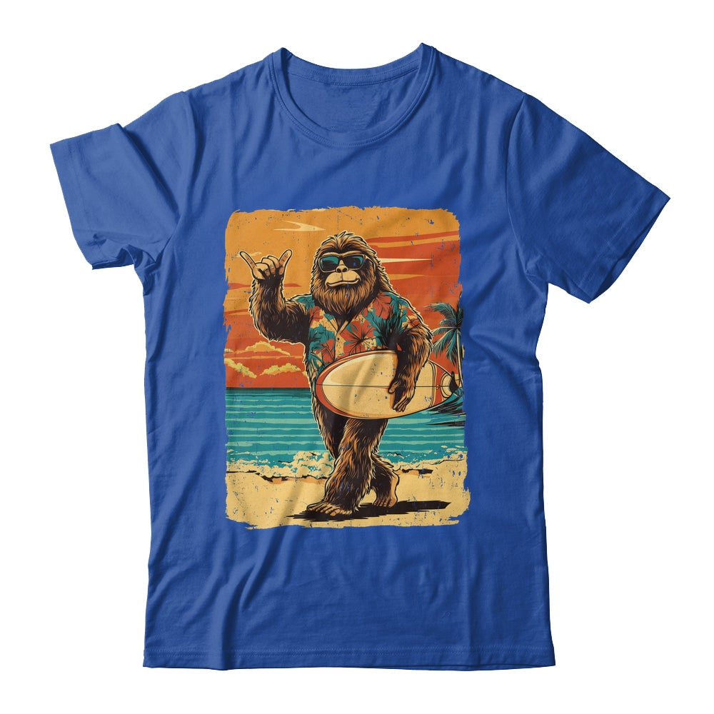 Funny Bigfoot Aloha Hawaiian Surfing Tropical Beach Surfer Shirt & Tank Top | teecentury