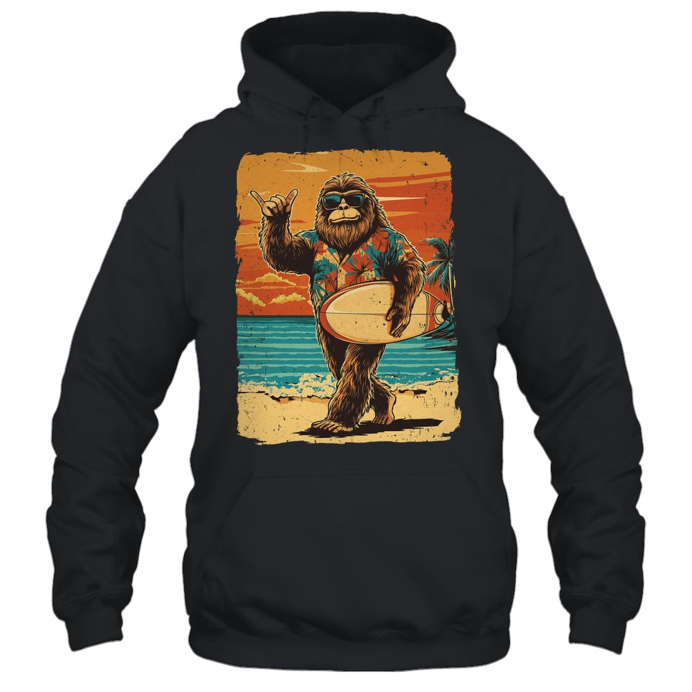 Funny Bigfoot Aloha Hawaiian Surfing Tropical Beach Surfer Shirt & Tank Top | teecentury