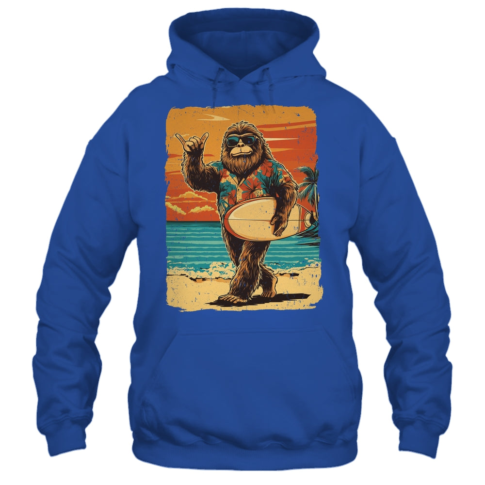 Funny Bigfoot Aloha Hawaiian Surfing Tropical Beach Surfer Shirt & Tank Top | teecentury