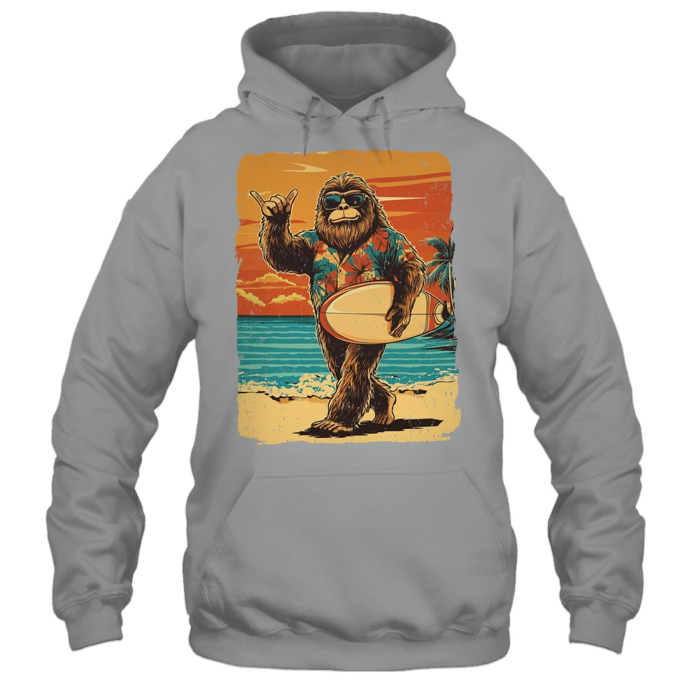 Funny Bigfoot Aloha Hawaiian Surfing Tropical Beach Surfer Shirt & Tank Top | teecentury