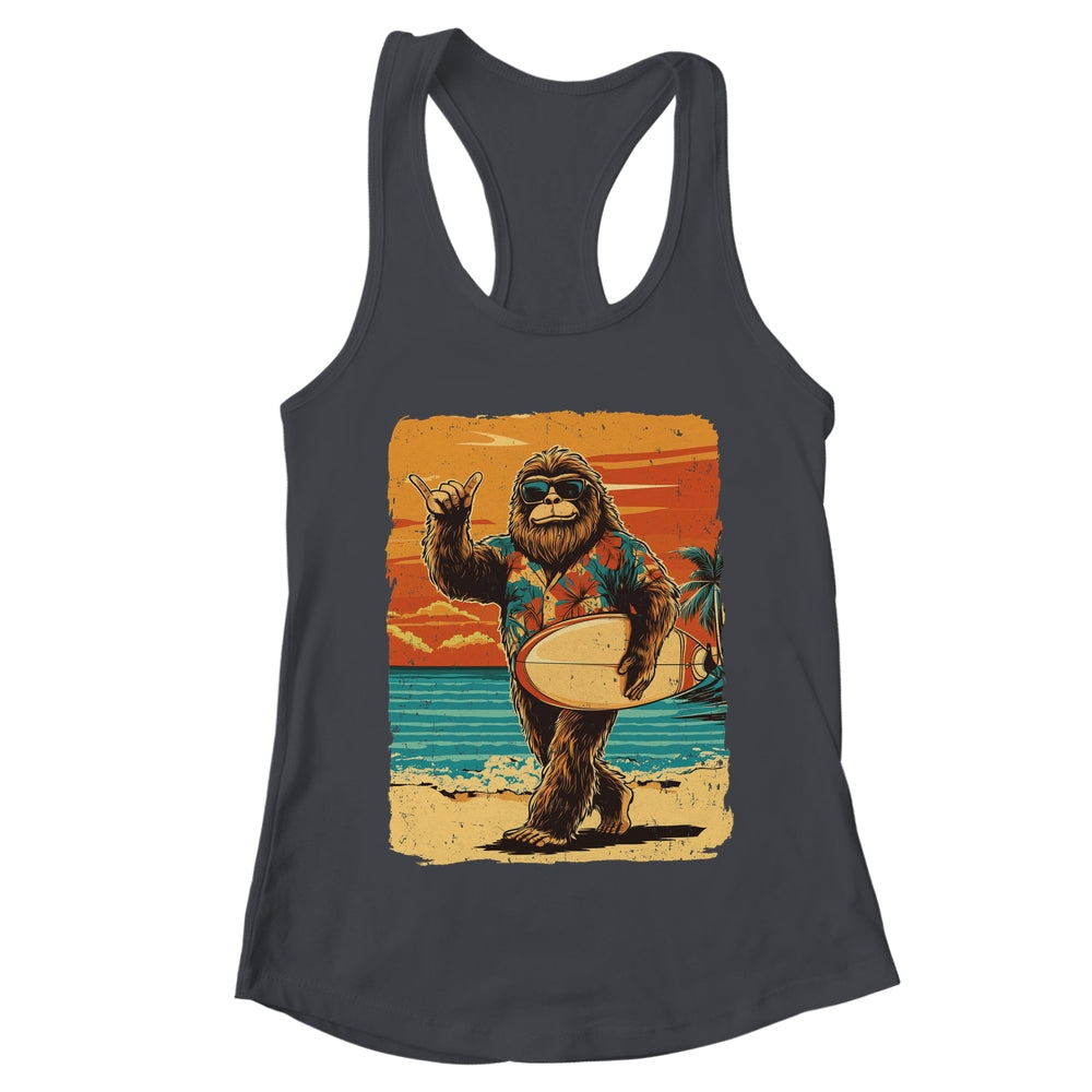Funny Bigfoot Aloha Hawaiian Surfing Tropical Beach Surfer Shirt & Tank Top | teecentury