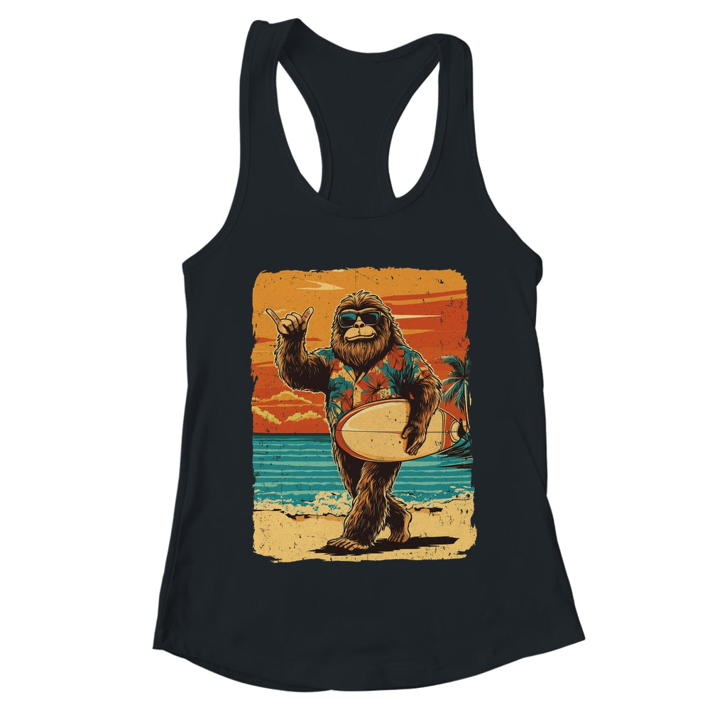 Funny Bigfoot Aloha Hawaiian Surfing Tropical Beach Surfer Shirt & Tank Top | teecentury