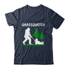 Funny Bigfoot Lawn Mowing Grassquatch Lawn Mower Men Women Shirt & Tank Top | teecentury