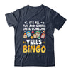 Funny Bingo For Men Women Lucky Bingo Make Me Yell Bingo Shirt & Tank Top | teecentury