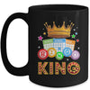 Funny Bingo King For Dad Men Bingo Lovers Casino Players Mug | teecentury