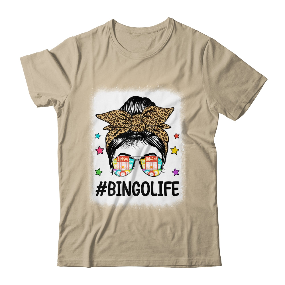 Funny Bingo Life Bingo Messy Buns Gambling Womens Bingo Shirt & Tank Top | teecentury