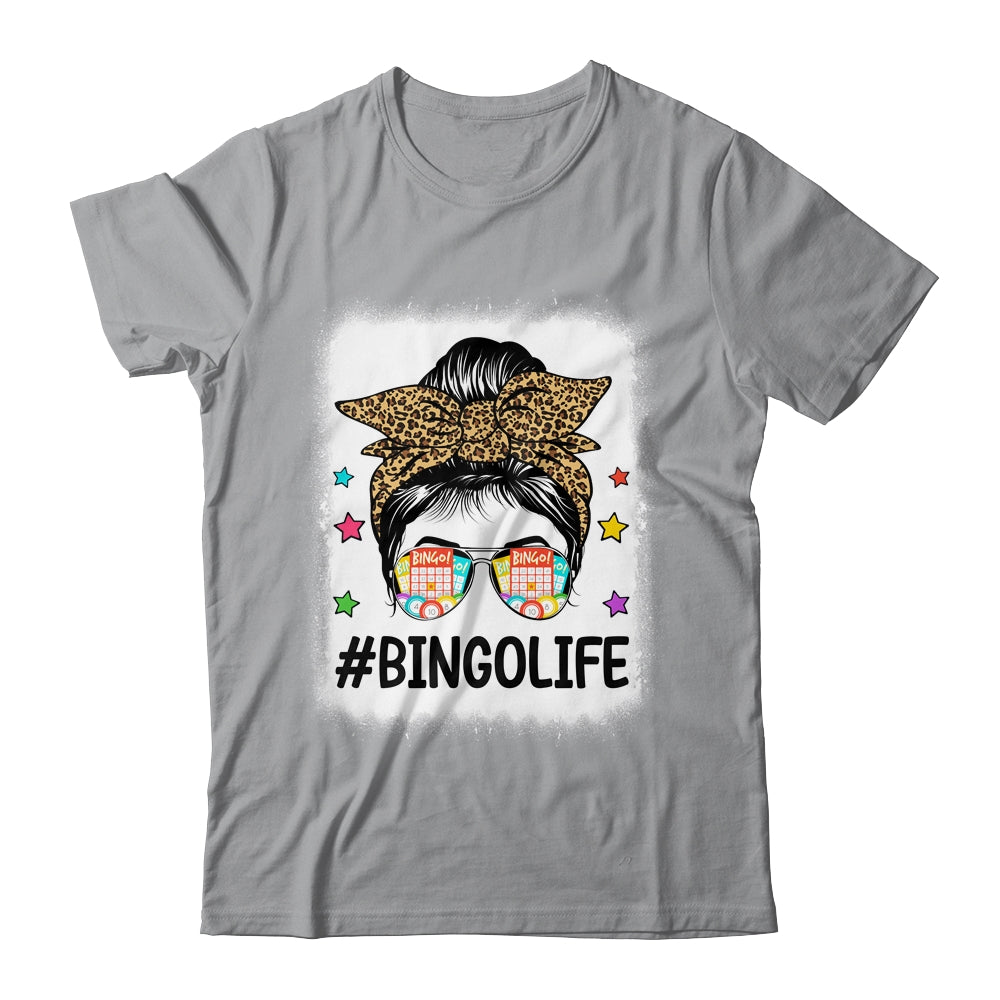 Funny Bingo Life Bingo Messy Buns Gambling Womens Bingo Shirt & Tank Top | teecentury