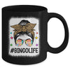 Funny Bingo Life Bingo Messy Buns Gambling Womens Bingo Mug | teecentury