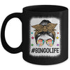 Funny Bingo Life Bingo Messy Buns Gambling Womens Bingo Mug | teecentury