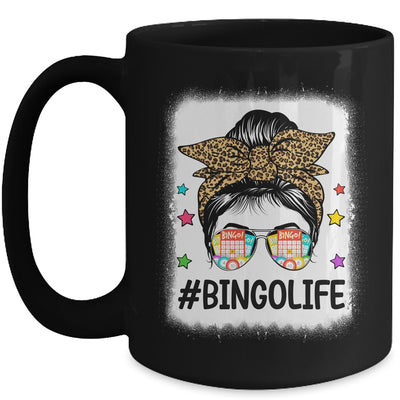 Funny Bingo Life Bingo Messy Buns Gambling Womens Bingo Mug | teecentury