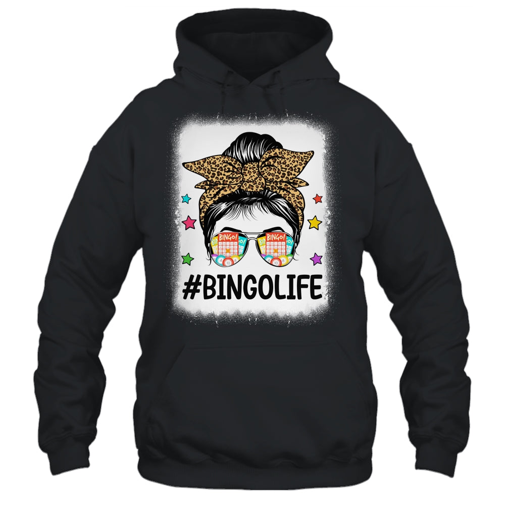 Funny Bingo Life Bingo Messy Buns Gambling Womens Bingo Shirt & Tank Top | teecentury