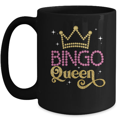 Funny Bingo Queen Casino Player Gambler Gambling Lucky Women Mug | teecentury