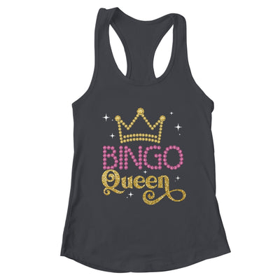 Funny Bingo Queen Casino Player Gambler Gambling Lucky Women Shirt & Tank Top | teecentury