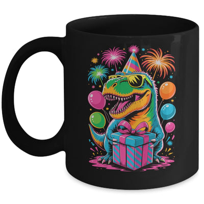 Funny Birthday Dinosaur Party T-Rex Retro Dinosaur Boy Girl Mug | teecentury