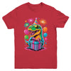 Funny Birthday Dinosaur Party T-Rex Retro Dinosaur Boy Girl Youth Shirt | teecentury