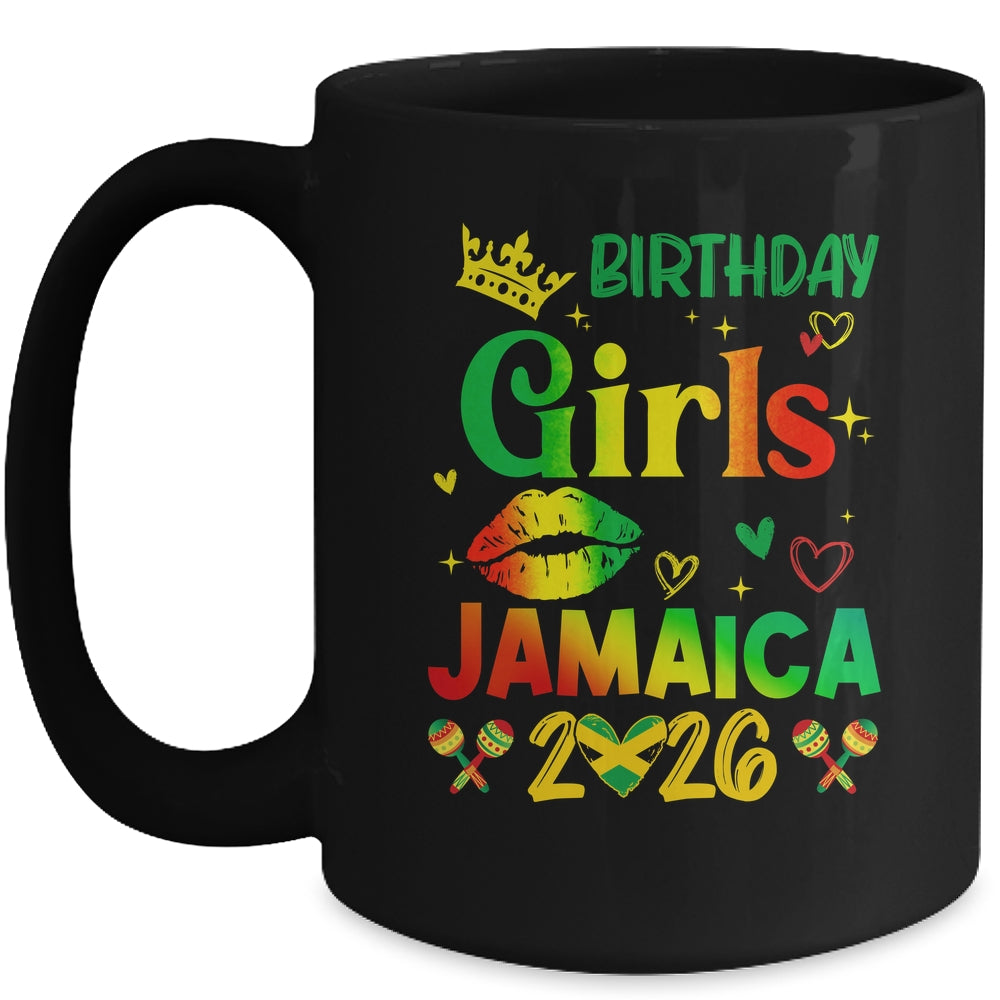 Funny Birthday Girl Jamaica 2026 Birthday Trip Vacation Mug | teecentury
