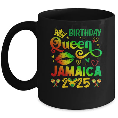 Funny Birthday Queen Jamaica 2025 Birthday Trip Vacation Mug | teecentury