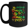 Funny Birthday Queen Jamaica 2025 Birthday Trip Vacation Mug | teecentury