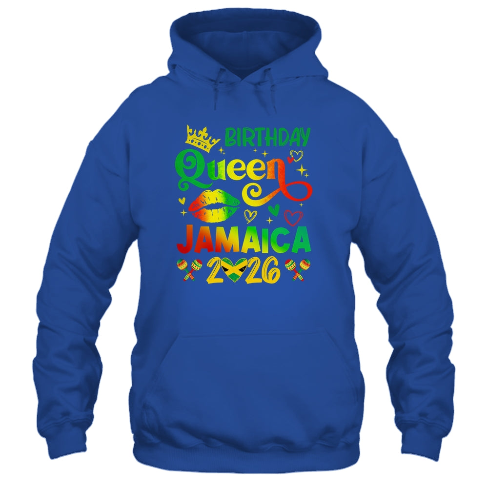 Funny Birthday Queen Jamaica 2026 Birthday Trip Vacation Shirt & Tank Top | teecentury