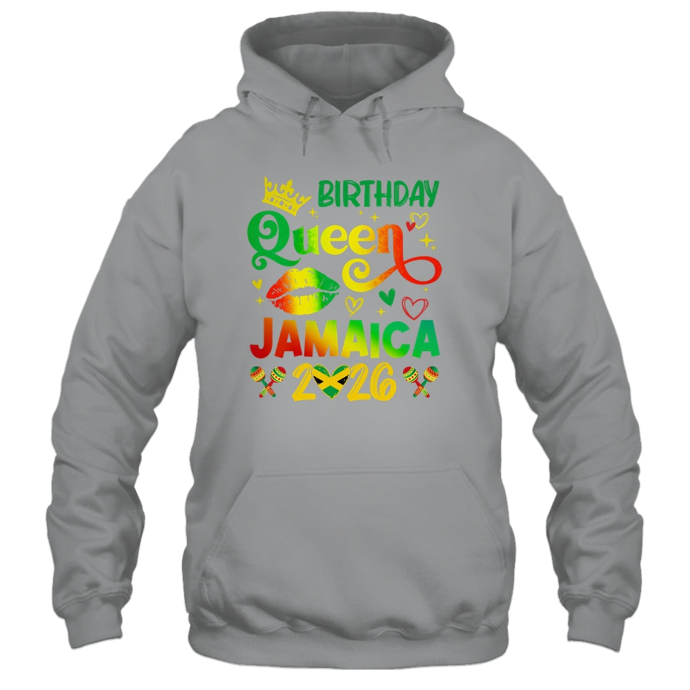 Funny Birthday Queen Jamaica 2026 Birthday Trip Vacation Shirt & Tank Top | teecentury