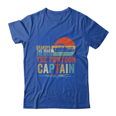 Funny Boat Boating Grandpa Man Myth Pontoon Captain Retro Shirt & Hoodie | teecentury