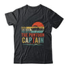 Funny Boat Boating Papa Man Myth Pontoon Captain Men Retro Shirt & Hoodie | teecentury