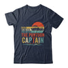 Funny Boat Boating Papa Man Myth Pontoon Captain Men Retro Shirt & Hoodie | teecentury