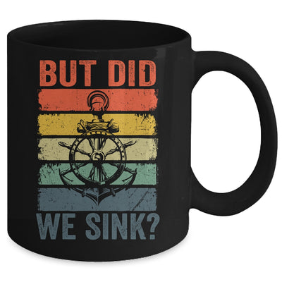 Funny Boat Captain For Men Women Cool Boating Retro We Sink Mug | teecentury