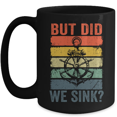 Funny Boat Captain For Men Women Cool Boating Retro We Sink Mug | teecentury