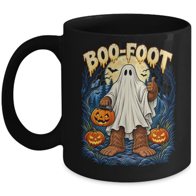 Funny Boo-Foot Bigfoot Sasquatch Ghost Costume Halloween Mug | teecentury