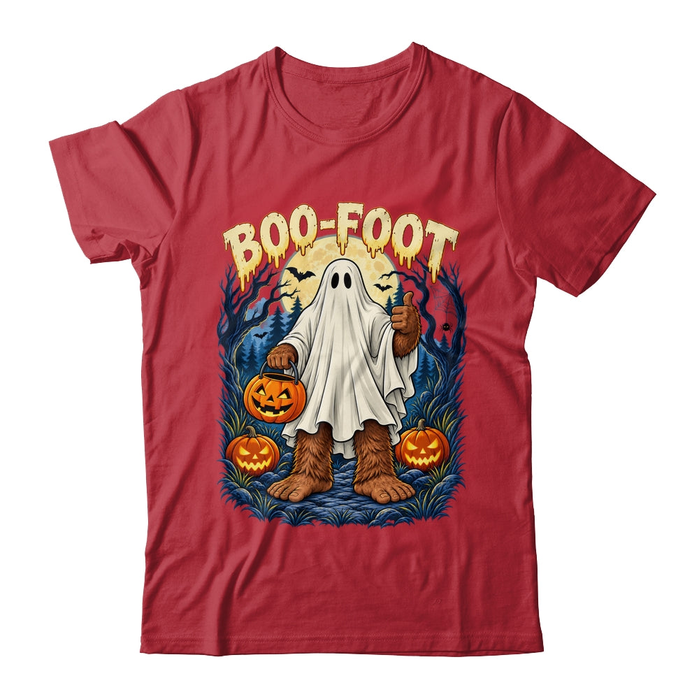 Funny Boo-Foot Bigfoot Sasquatch Ghost Costume Halloween Shirt & Hoodie | teecentury