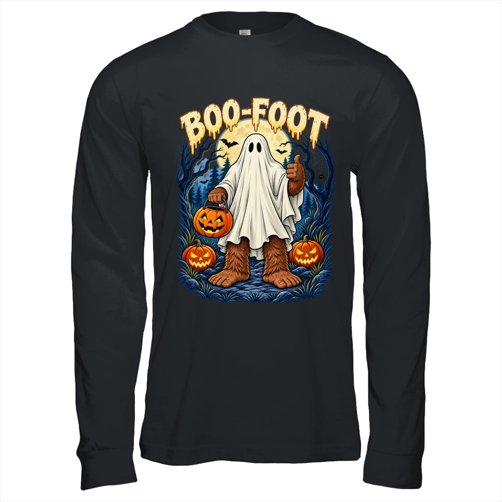 Funny Boo-Foot Bigfoot Sasquatch Ghost Costume Halloween Shirt & Hoodie | teecentury