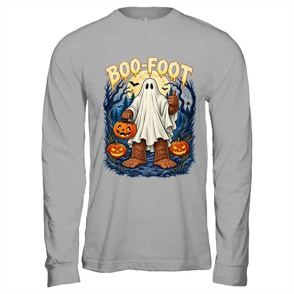 Funny Boo-Foot Bigfoot Sasquatch Ghost Costume Halloween Shirt & Hoodie | teecentury