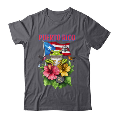 Funny Boricua Coqui Frog Puerto Rico Puerto Rican Flag Shirt & Tank Top | teecentury