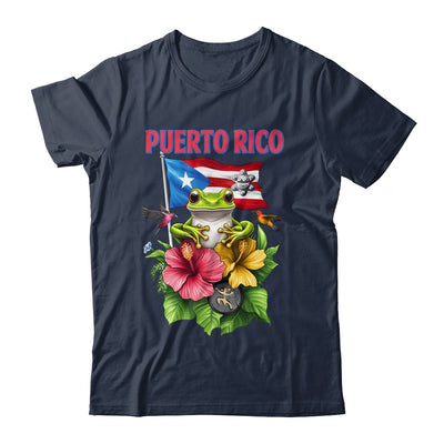 Funny Boricua Coqui Frog Puerto Rico Puerto Rican Flag Shirt & Tank Top | teecentury