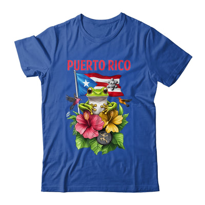 Funny Boricua Coqui Frog Puerto Rico Puerto Rican Flag Shirt & Tank Top | teecentury