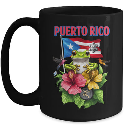 Funny Boricua Coqui Frog Puerto Rico Puerto Rican Flag Mug | teecentury