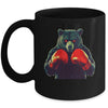 Funny Boxing Bear Boxer Boxing Gloves Sport For Men Mug | teecentury